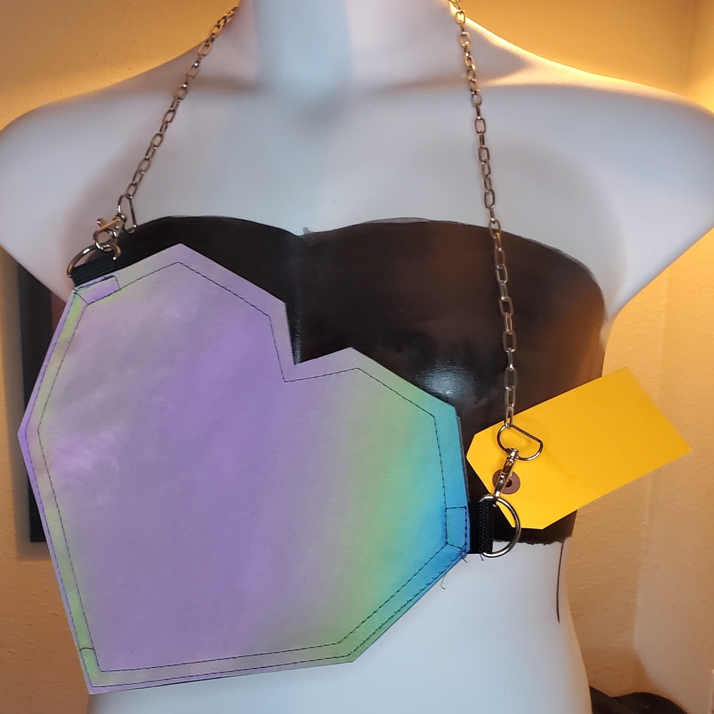 "reflective" Heart-Shaped Women's Bag